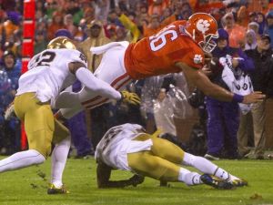 The ACC went up a spot with Clemson's win over Notre Dame.
